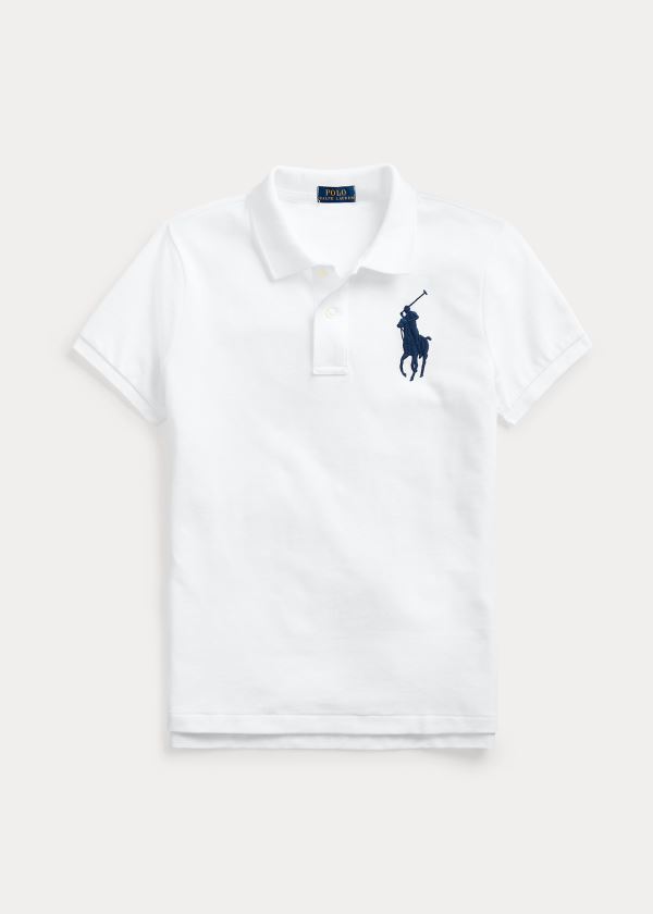 Women's Polo Ralph Lauren Skinny Fit Big Pony Polo Shirts | 479156RDW